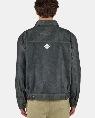 Sloten Herringbone Denim Jacket - Raw Blue