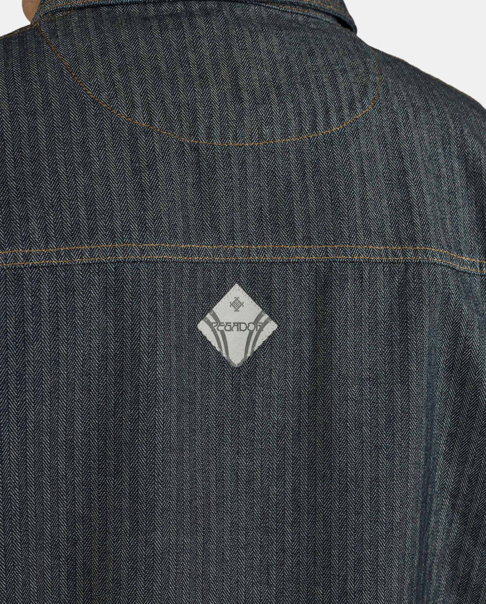 Sloten Herringbone Denim Jacket - Raw Blue
