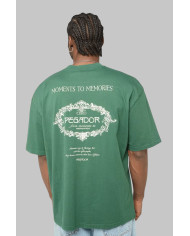 Reine Oversized Tee - Washed Solid Green