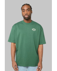 Reine Oversized Tee - Washed Solid Green