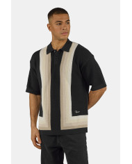 copy of Tellero Pique Knit Polo - Black