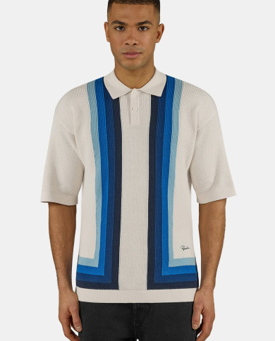 Tellero Pique Knit Polo - Warm White