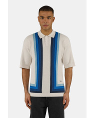 Tellero Pique Knit Polo - Warm White