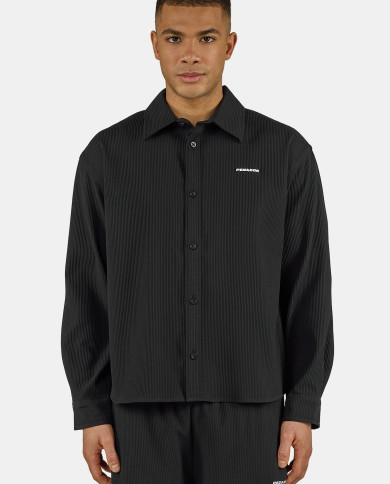 copy of Troy Plissee Longsleeve Shirt - Fog Grey