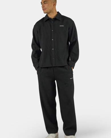 copy of Troy Plissee Longsleeve Shirt - Fog Grey