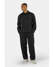 Troy Plissee Longsleeve Shirt - Black