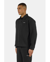 Troy Plissee Longsleeve Shirt - Black