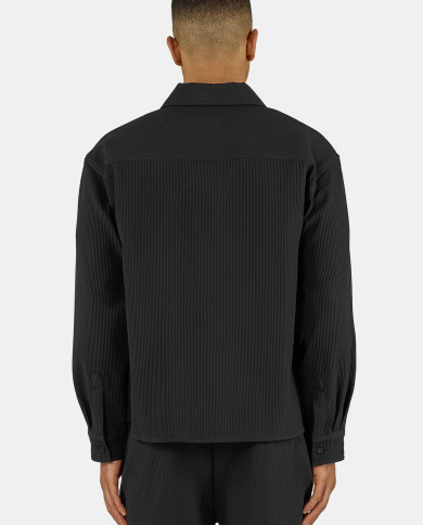 copy of Troy Plissee Longsleeve Shirt - Fog Grey