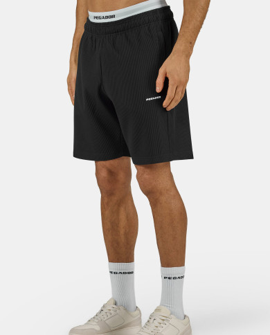 Troy Plissee Shorts- Black