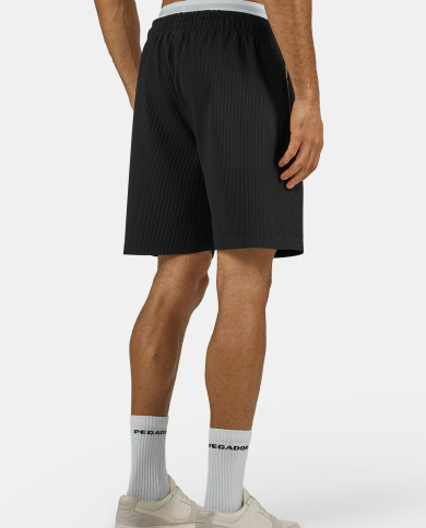 Troy Plissee Shorts- Black