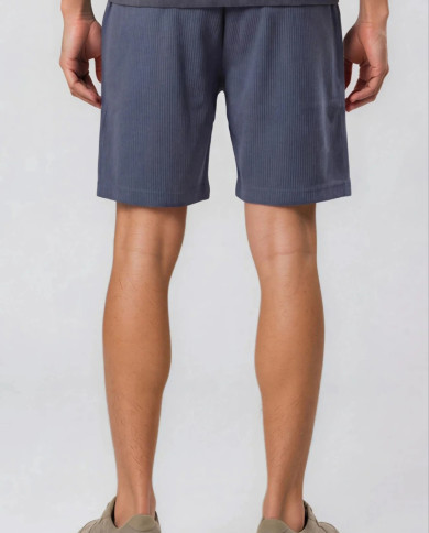 Troy Plissee Shorts- Twillight Blue