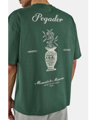 Morcote Oversized Tee - Washed Solid Green