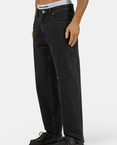 Baltra Baggy Jeans - Washed Black