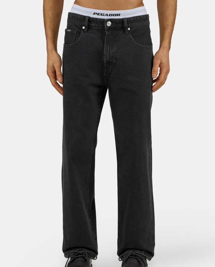 Baltra Baggy Jeans - Washed Black