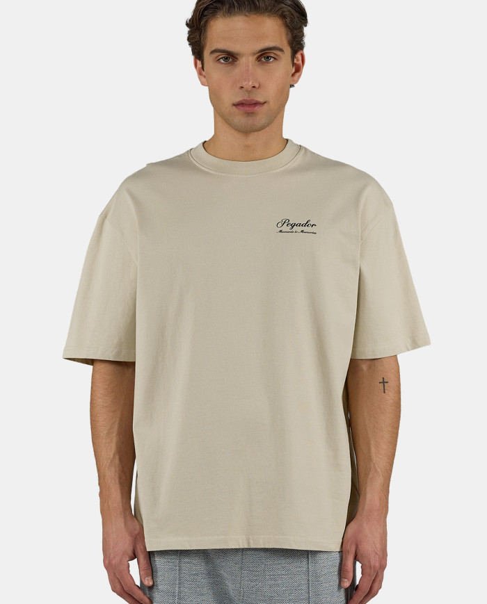 Morcote Oversized Tee - Washed Solid Green