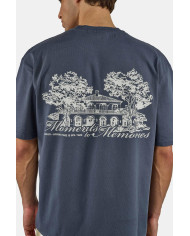 Rochefort Oversized Tee - Washed Twilight Blue