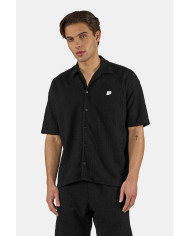 Libco Structured Knit Shirt - Black