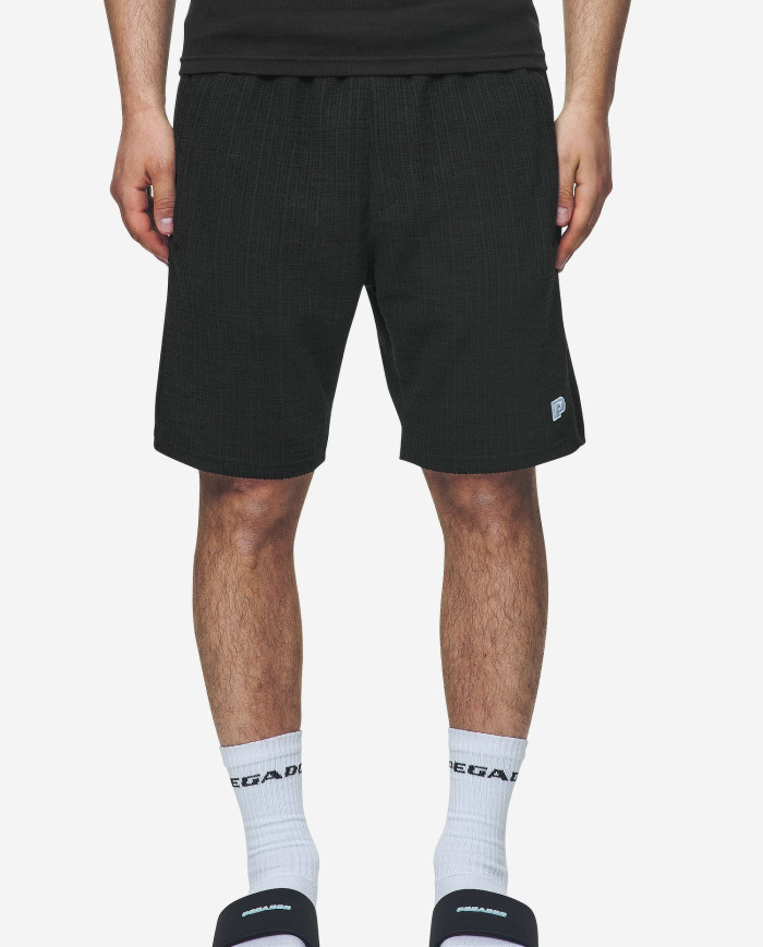 Libco Structured Knit Shorts - Black