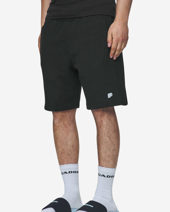 Libco Structured Knit Shorts - Black