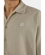 Libco Structured Knit Shirt - Khaki Beige