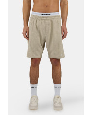 Libco Structured Knit Shorts - Khaki Beige