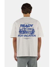 Bovec Oversized Tee - Washed Warm White