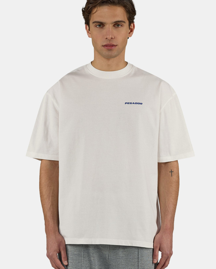 Bovec Oversized Tee - Washed Warm White