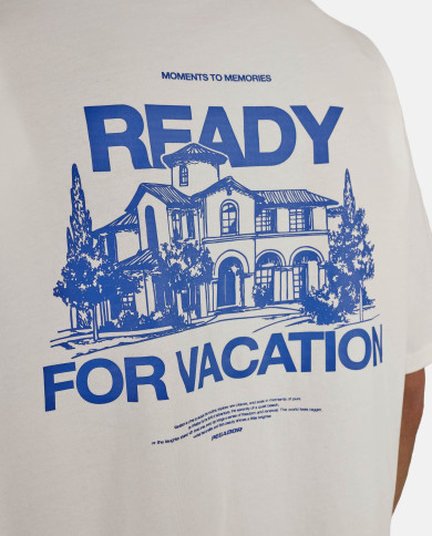 Bovec Oversized Tee - Washed Warm White