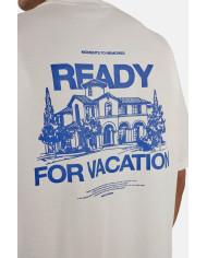 Bovec Oversized Tee - Washed Warm White