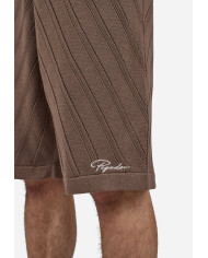 Canva Knit Shorts - Cozy Brown