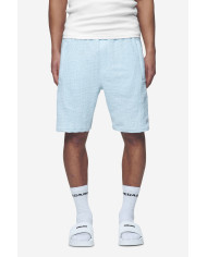 Libco Structured Knit Shorts - Washed Baby Blue Unbleached