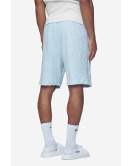 Libco Structured Knit Shorts - Washed Baby Blue Unbleached