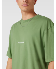 Colne Logo Oversized Tee - Vintage Washed Cypress Green