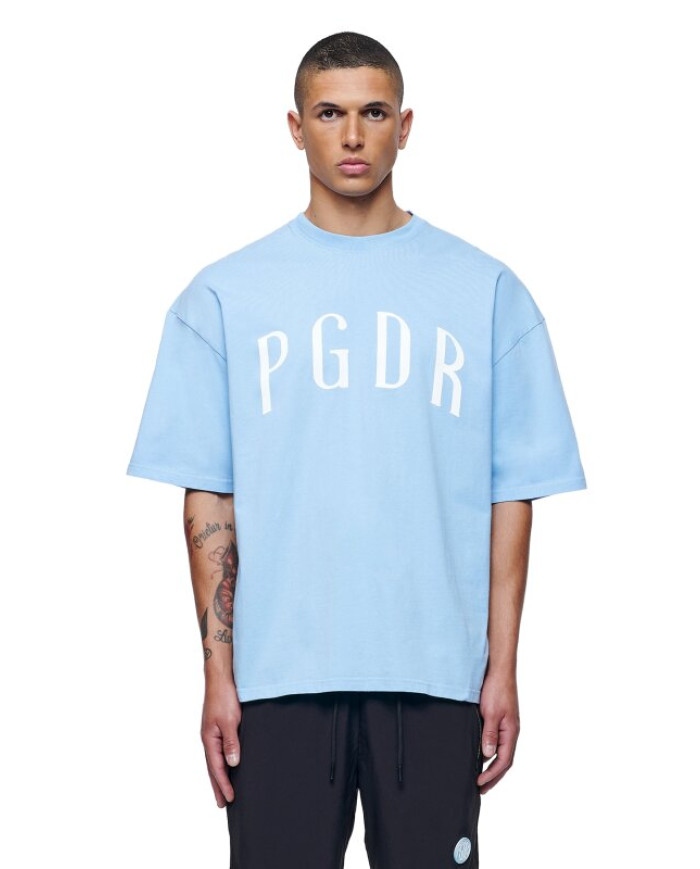 Colne Logo Oversized Tee - Vintage Washed Cypress Green