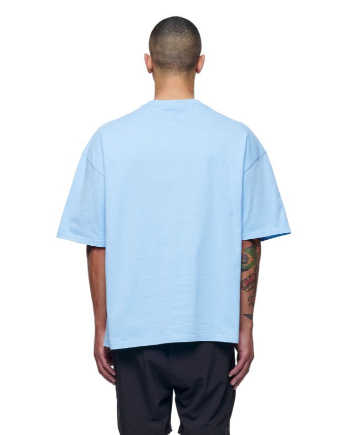 copy of Colne Logo Oversized Tee - Washed Retro Blue