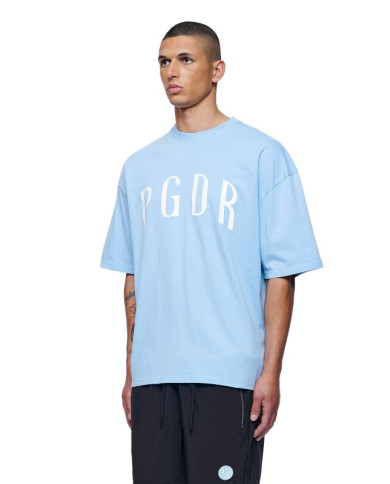 copy of Colne Logo Oversized Tee - Washed Retro Blue