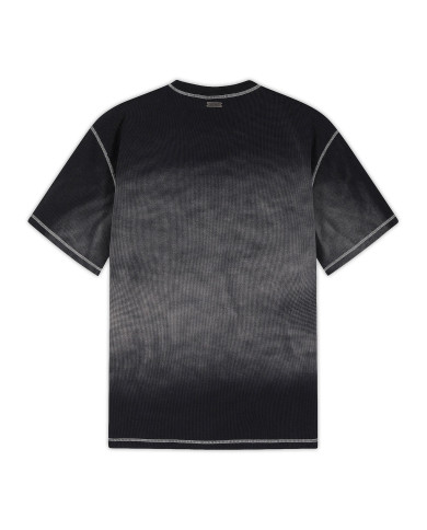 Ed Hardy - Washed Waffle Panther Graphic Relaxed T-Shirt - Black