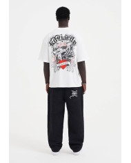 Ed Hardy - Death Before Dishonor Eagle Relaxed T-Shirt - White