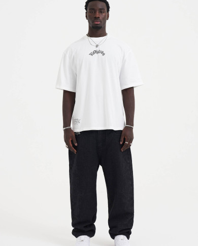 Ed Hardy - Death Before Dishonor Eagle Relaxed T-Shirt - White