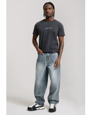 Ed Hardy - Mens Dragon Panther Graphic Regular T-Shirt - Black