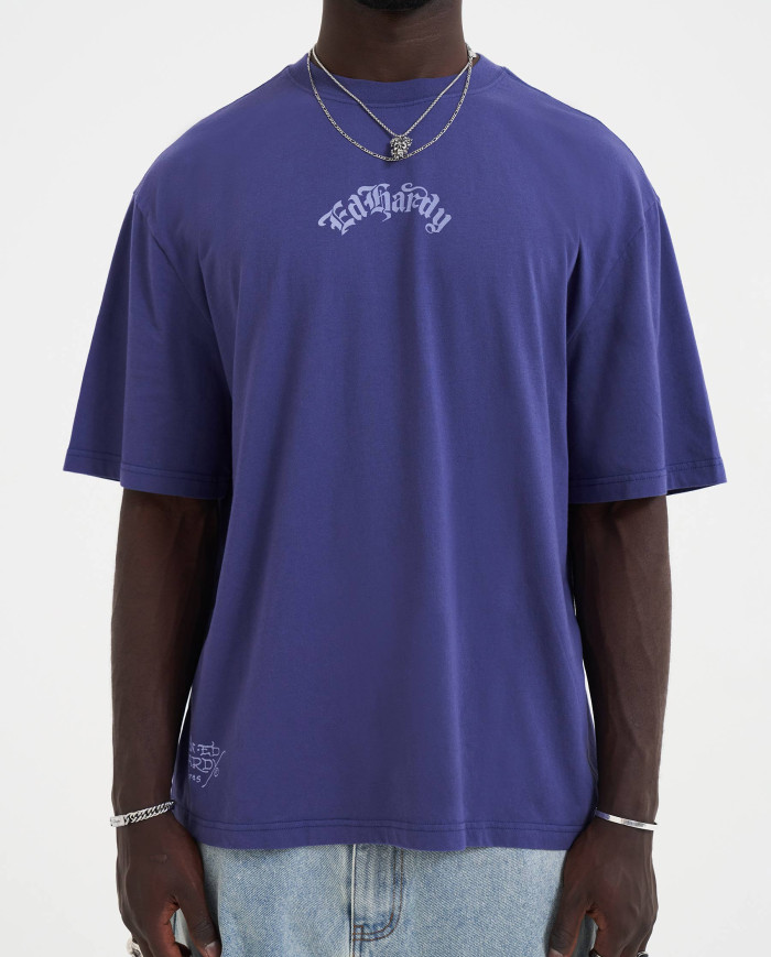 Ed Hardy - Death Before Dishonor Eagle Relaxed T-Shirt - Blue