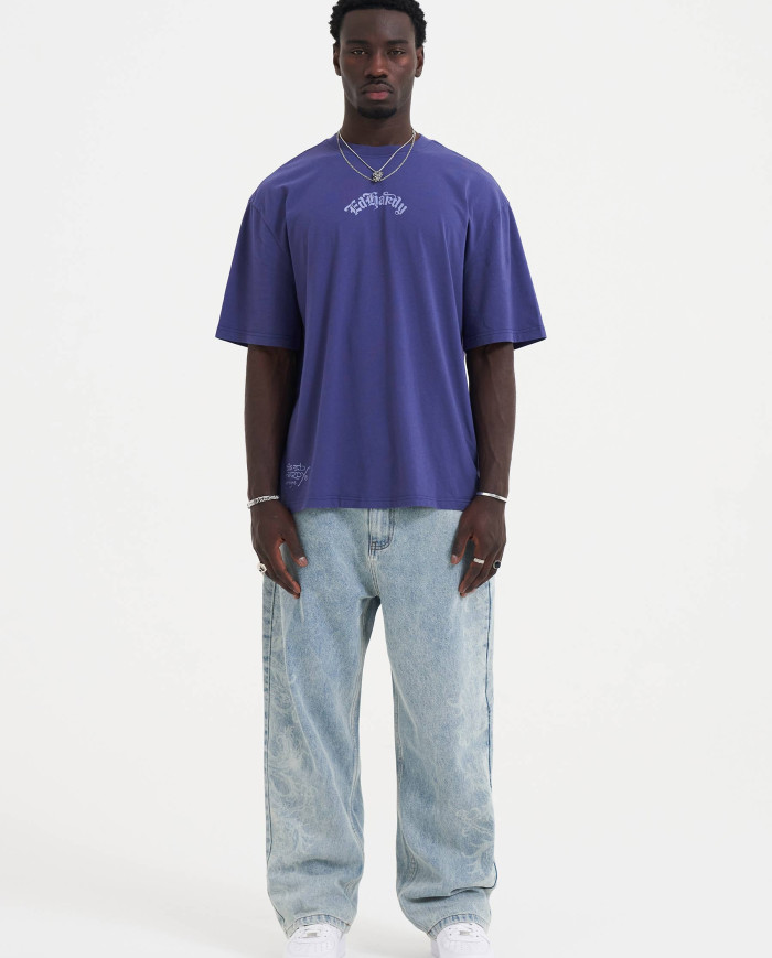 Ed Hardy - Death Before Dishonor Eagle Relaxed T-Shirt - Blue