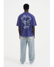 Ed Hardy - Death Before Dishonor Eagle Relaxed T-Shirt - Blue