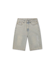 Ed Hardy - Desert Snake Relaxed Denim Jort - Blue Sand Wash