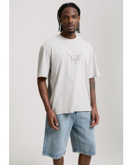 Ed Hardy - Skull Rose Graphic Relaxed T-Shirt - Grey