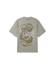 Ed Hardy - Washed Snake Charmer Relaxed T-Shirt - Washed Green