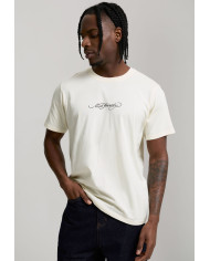 Ed Hardy - Dragon Panther Graphic Regular T-Shirt - Ecru