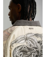 Ed Hardy - Camo Snake Relaxed Utility Jacket - Ecru