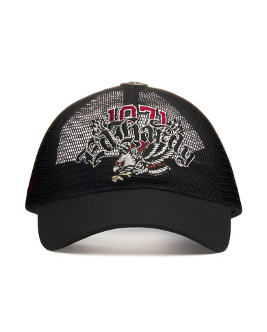 Ed Hardy - 1971 Soaring Eagle Full Mesh 5 Panel Trucker - Black