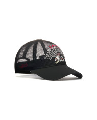 Ed Hardy - 1971 Soaring Eagle Full Mesh 5 Panel Trucker - Black